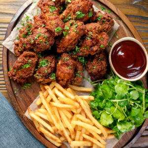 Wings & Fries Large